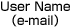 User Name（e-mail）